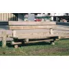 Banc public en bois