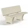 Banc Croisette en béton - Net Collectvités