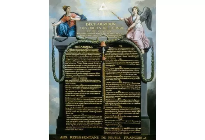 Plaque intérieure Déclaration Universelle - DDHC - Historique - Net Collectivités