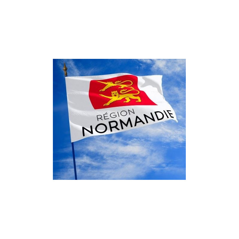 France - Normandie - Le drapeau, © Le drapeau rouge à deux…