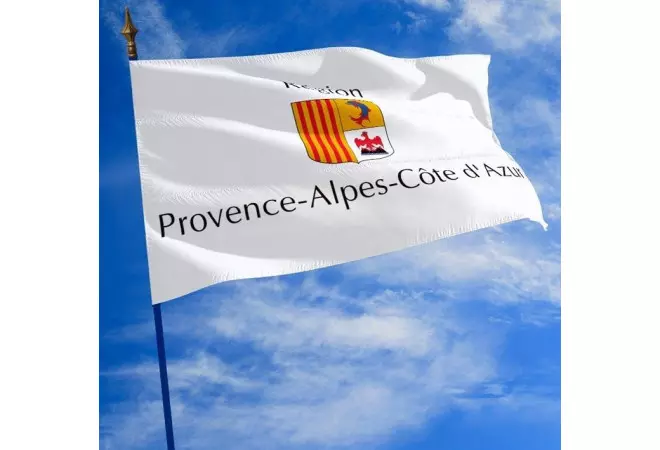 Drapeau de la Région Provence Alpes Côte d'Azur - Net Collectivités