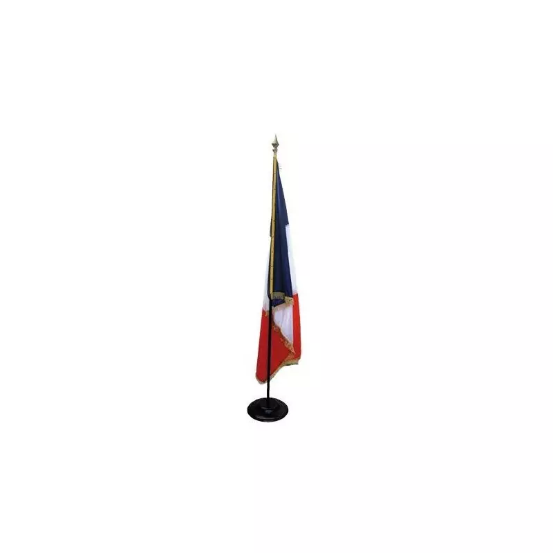 Drapeau intérieur de mairie : France - 100 x 150 cm - en Maille