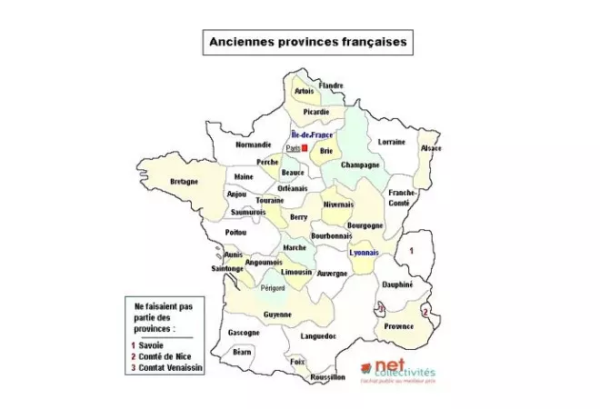 Oriflamme de province historique française pour commémoration ou pavoisement - Net Collectivités