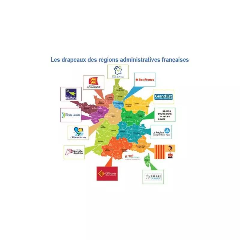 Acheter oriflamme officiel de région française - Net Collectivités