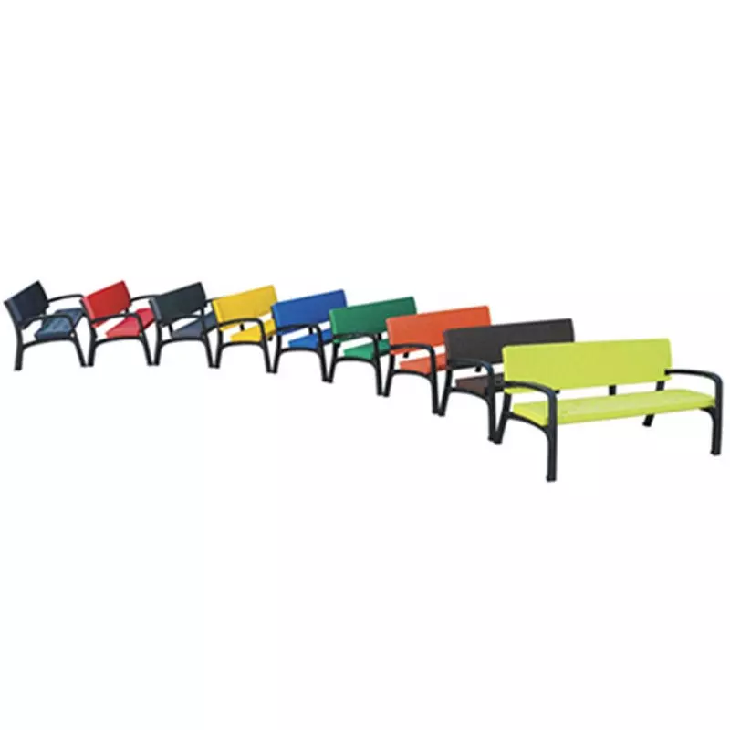 Banc en plastique 9 coloris disponibles