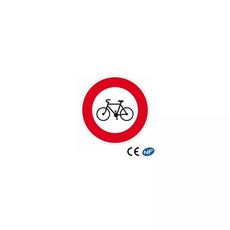 Panneau routier Accès interdit aux cycles (B9b)