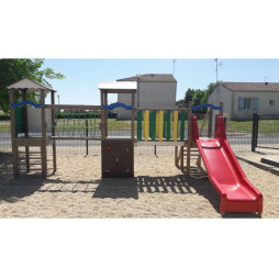 Structure multi-jeux d'extérieur Gymino, structure de jeux de plein air pour  maternelle - Cofradis
