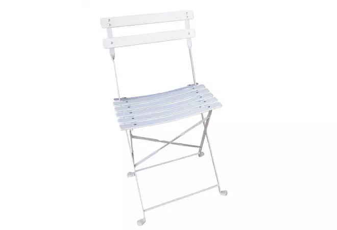 Chaise pliante acier et polypro