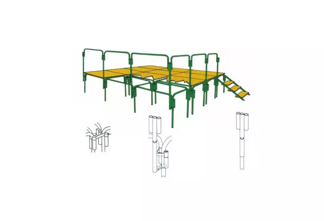 Estrade pliante - Podium démontable - Estrade Mairietable