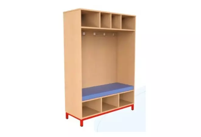 Mobilier accueil crèche - Banc vestiaire - Vestiaire scolaire