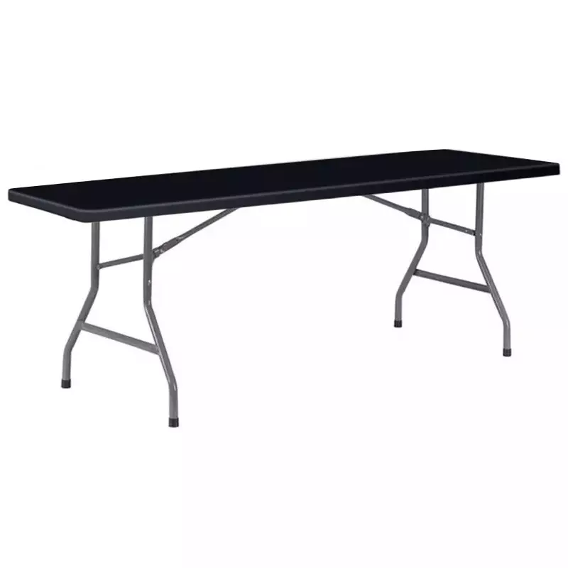 183X76 cm - Table pliante plastique noir