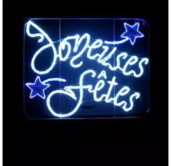 Joyeuses Fêtes Lumineux