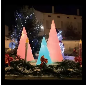 Sapin de Noël lumineux - 200 cm