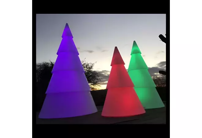 Sapin de Noël Lumineux en polyéthylène - 250 cm