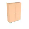 Armoire d'école - 2 portes et 8 tablettes