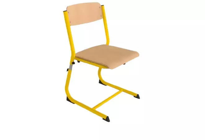 Chaise maternelle appui sur table réglable