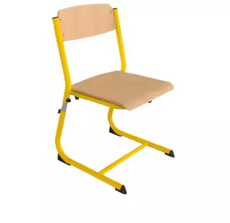 Chaise maternelle appui sur table réglable