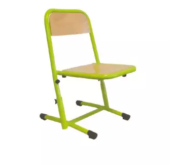 Chaise scolaire appui sur table réglable