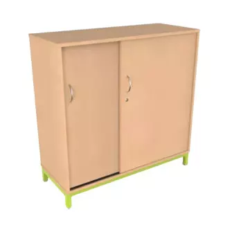 Armoire scolaire portes coulissantes