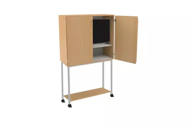 Armoire à télévision pour école