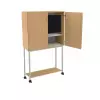 Armoire à télévision pour école