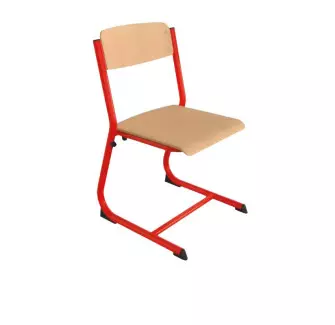 Chaise de Collège appui sur table