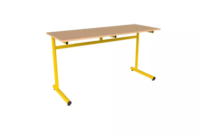 Bureau Scolaire en bois 2 places Laura