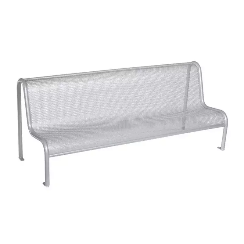 Banc perforé en acier galvanisé 200 cm