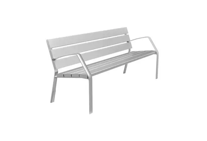 Banc extérieur en aluminium 7 lames 180 cm