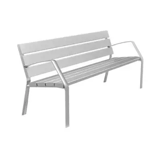 Banc extérieur en aluminium 7 lames 180 cm