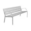 Banc extérieur en aluminium 7 lames 180 cm