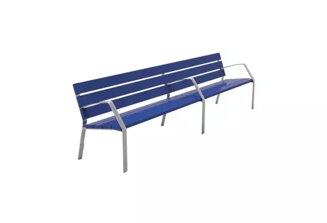 Banc en aluminium 7 lames 300 cm