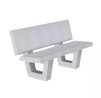 Banc Dubaï en béton