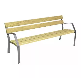 Banc en pin 5 lames Modo 180 cm