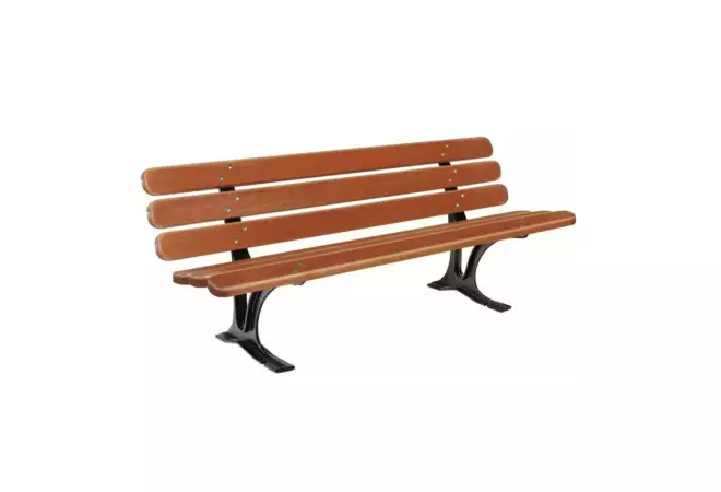 Banc assise et dossier en bois exotique Séville