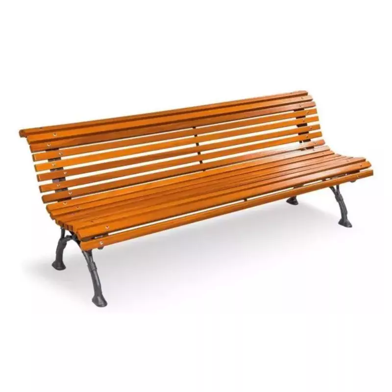 Banc extérieur en bois et fonte Romantico