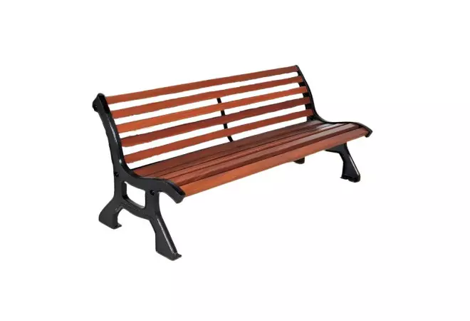 Banc Public en bois et fonte Bastide