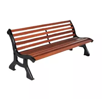 Banc Public en bois et fonte Bastide