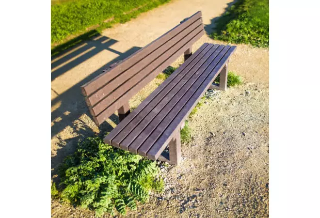 Banc urbain Séville en recyclé