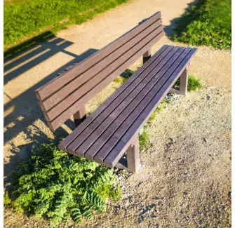 Banc urbain Séville en recyclé