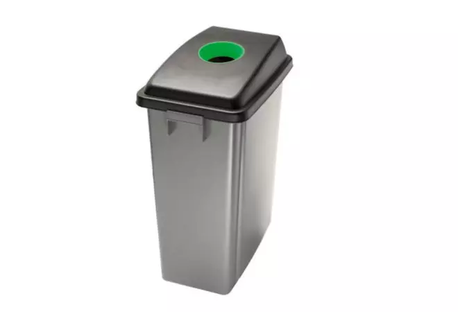 Corbeille de tri 60L vert