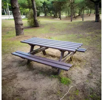 Table pique-nique TRADI en recyclé