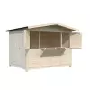 Chalet pliable en bois pour marchés