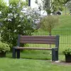 Banc en plastique recyclé