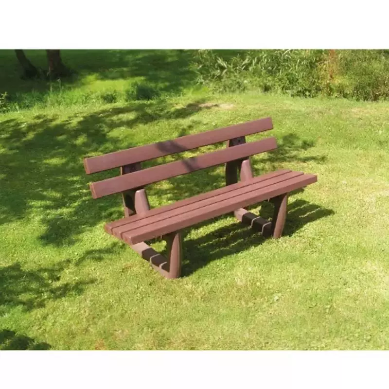 Banc extérieur plastique recyclé