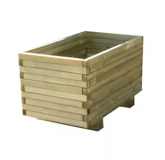 Jardinière rectangulaire en bois