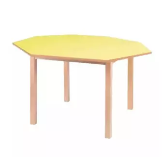 Table école maternelle octogonale