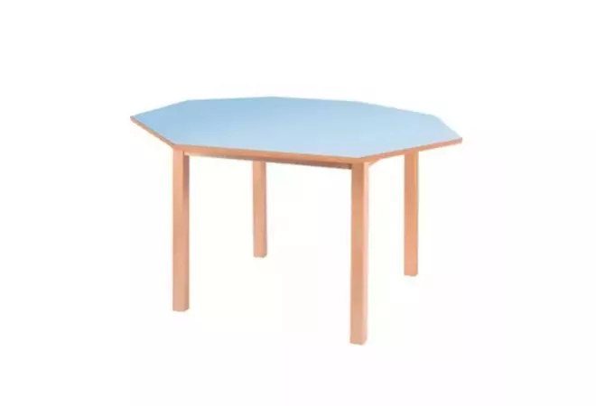 Table maternelle octogonale