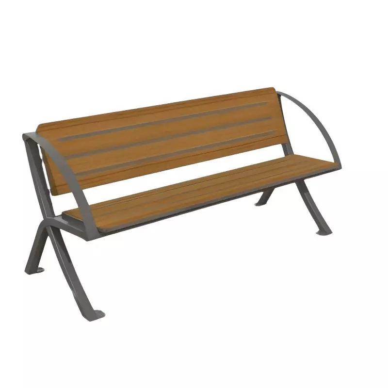 Banc de ville en compact Occitanie