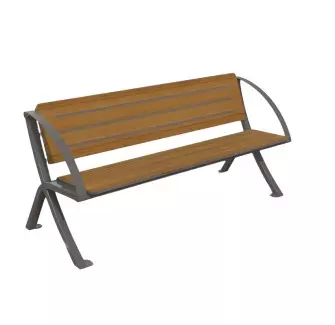 Banc de ville en compact Occitanie